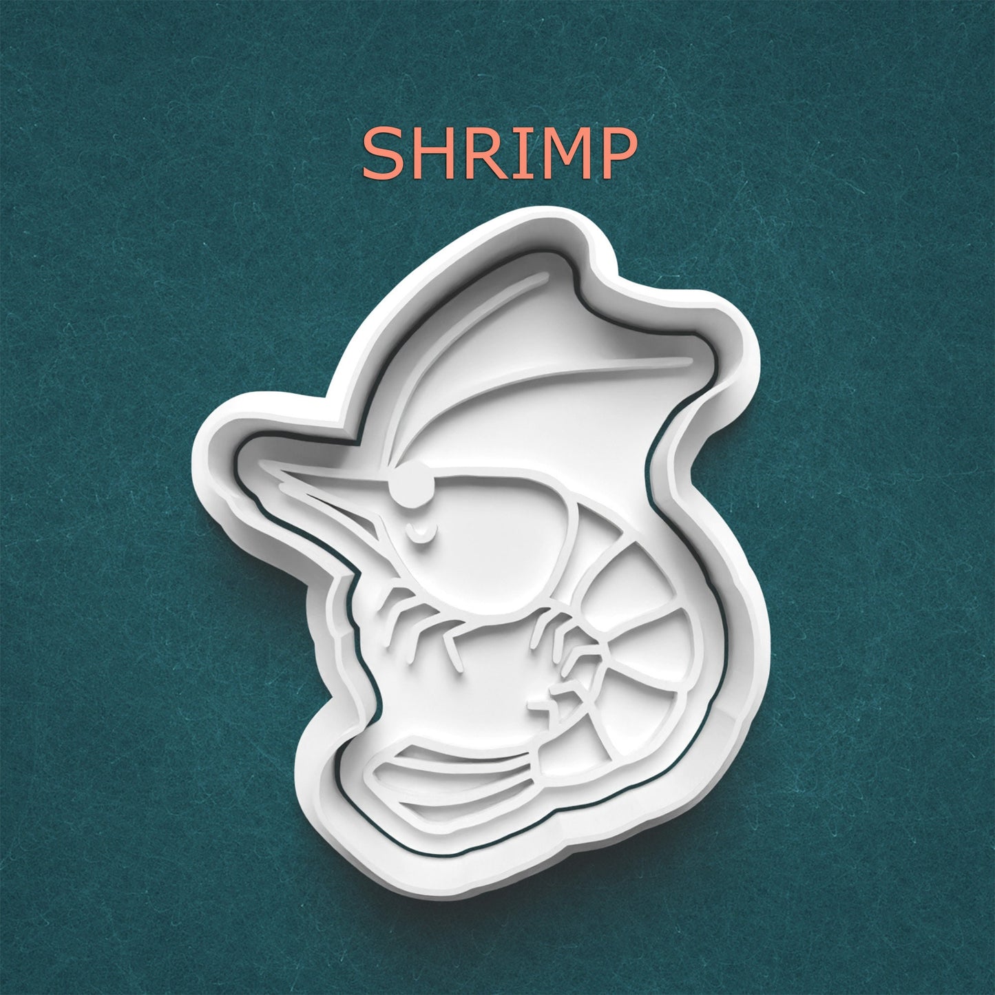 Shrimp Cookie Cutter – Quirky Sea Creature Baking Tool