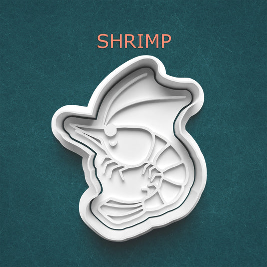 Shrimp Cookie Cutter – Quirky Sea Creature Baking Tool