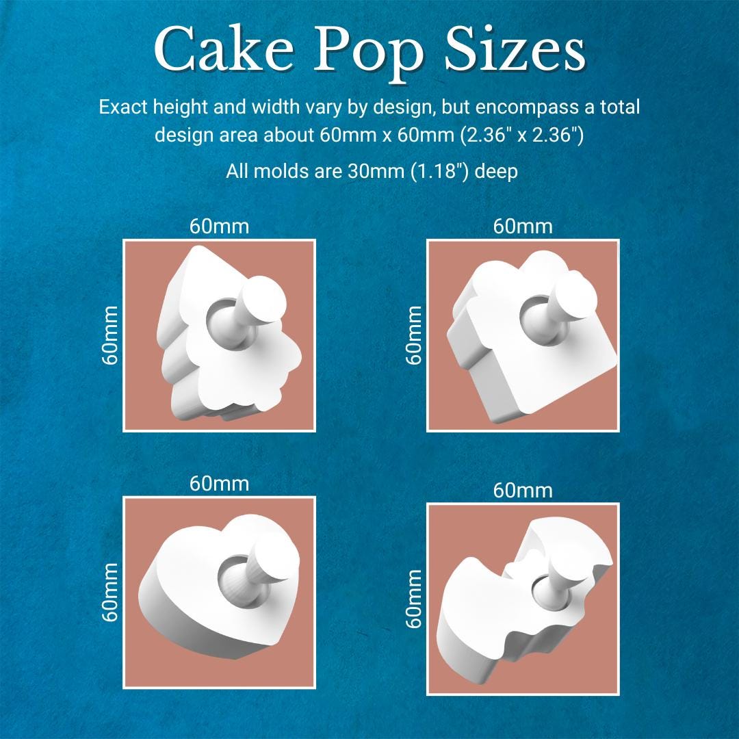 Ghost Cake Pop Mold ~ Halloween Cake Pop Maker ~ Spooky Party Treats