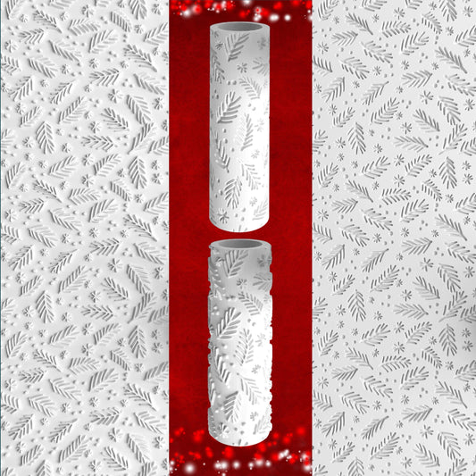 Pine Needles Texture Roller – Embossed Holiday Design for Clay & Fondant