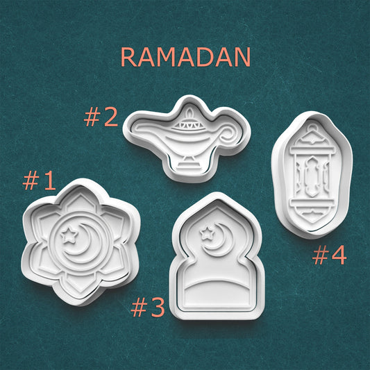 Ramadan Cookie Cutter & Stamp Set – 4 Styles Available