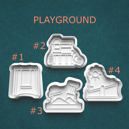Playground Cookie Cutter Set – Swings, Slides & Fun Shapes