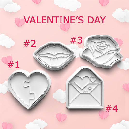 Valentine’s Day Cookie Cutter – 4 Styles