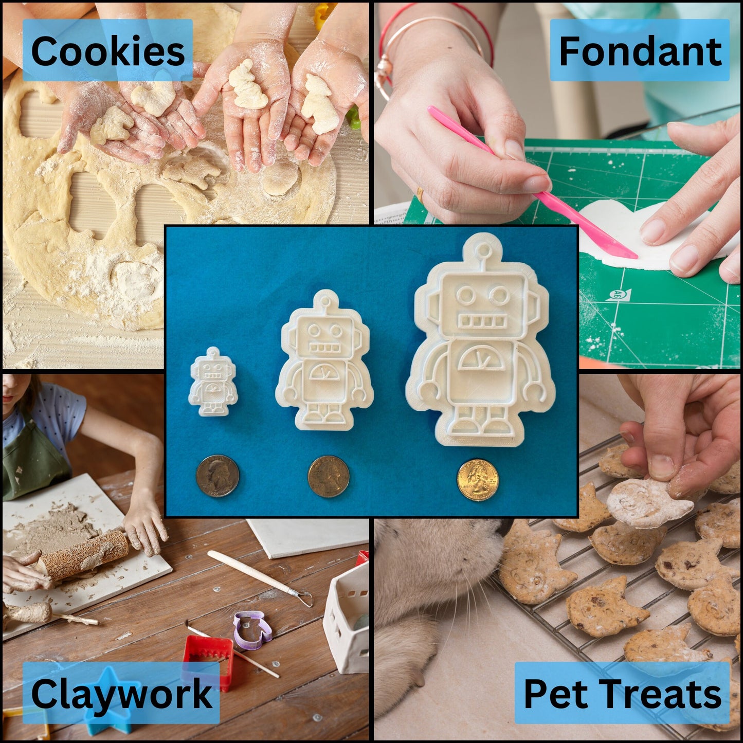Canada Cookie Cutters – Moose, Maple Leaf, Flag & More