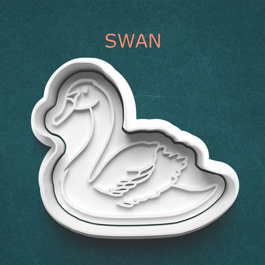Swan Cookie Cutter – Elegant Bird Silhouette