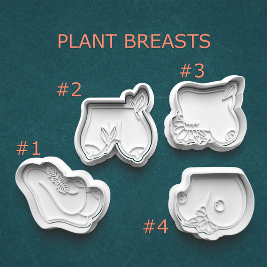 Plant Breasts Cookie Cutter Set – 4 Empowering Shapes