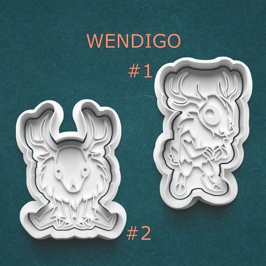 Wendigo Cookie Cutter & Stamp Set – 2 Styles Available