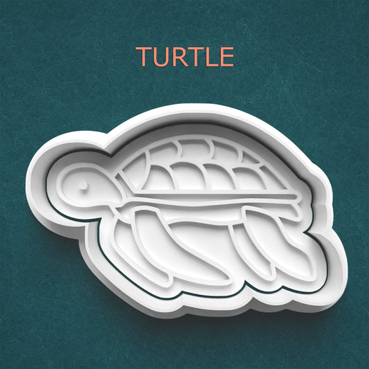 Turtle Cookie Cutter – Sea Turtle Ocean Animal Baking Mold