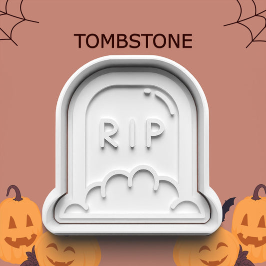 Tombstone Cookie Cutter & Stamp Set – 4 Sizes Available