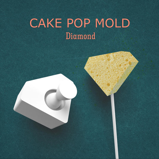 Diamond Cake Pop Mold – Geometric Dessert Shape