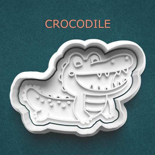 Cute Crocodile Cookie Cutter – Fun Animal Baking Mold for Kids Parties