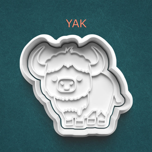Yak Cutter & Stamp – Whimsical Animal Baking & Craft Tool