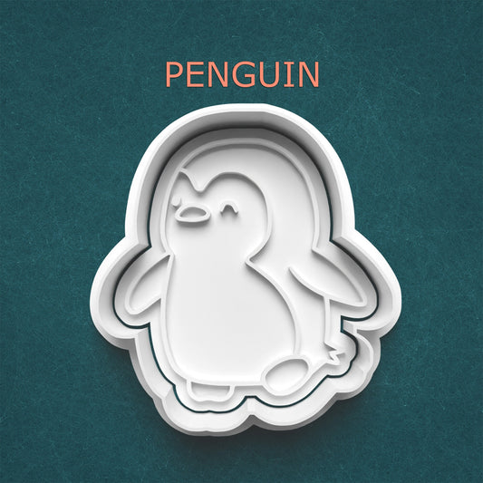 Penguin Cookie Cutter – Cute Winter Animal Design