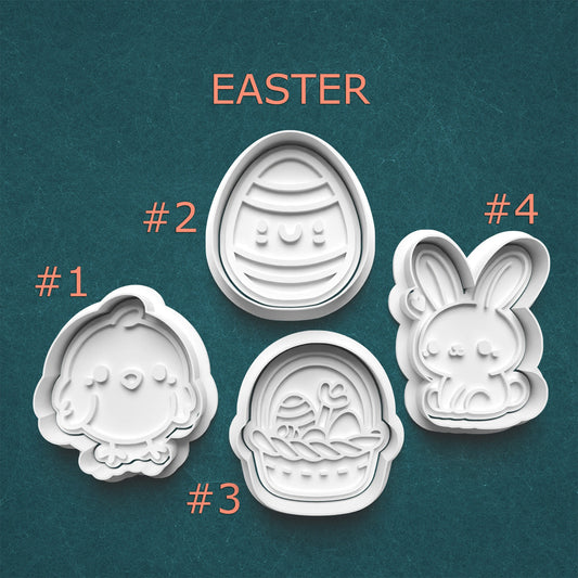 Easter Cookie Cutter Set – 4 Adorable Spring Shapes