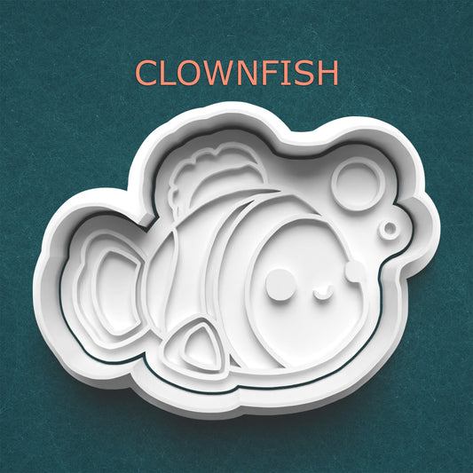 Clownfish Cookie Cutter – Ocean-Themed Bakeware for Underwater Fun