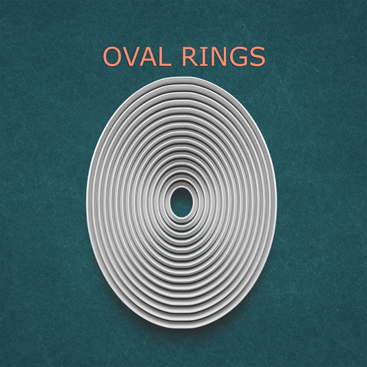 Oval Cookie Cutter Ring Set – 15 Sizes