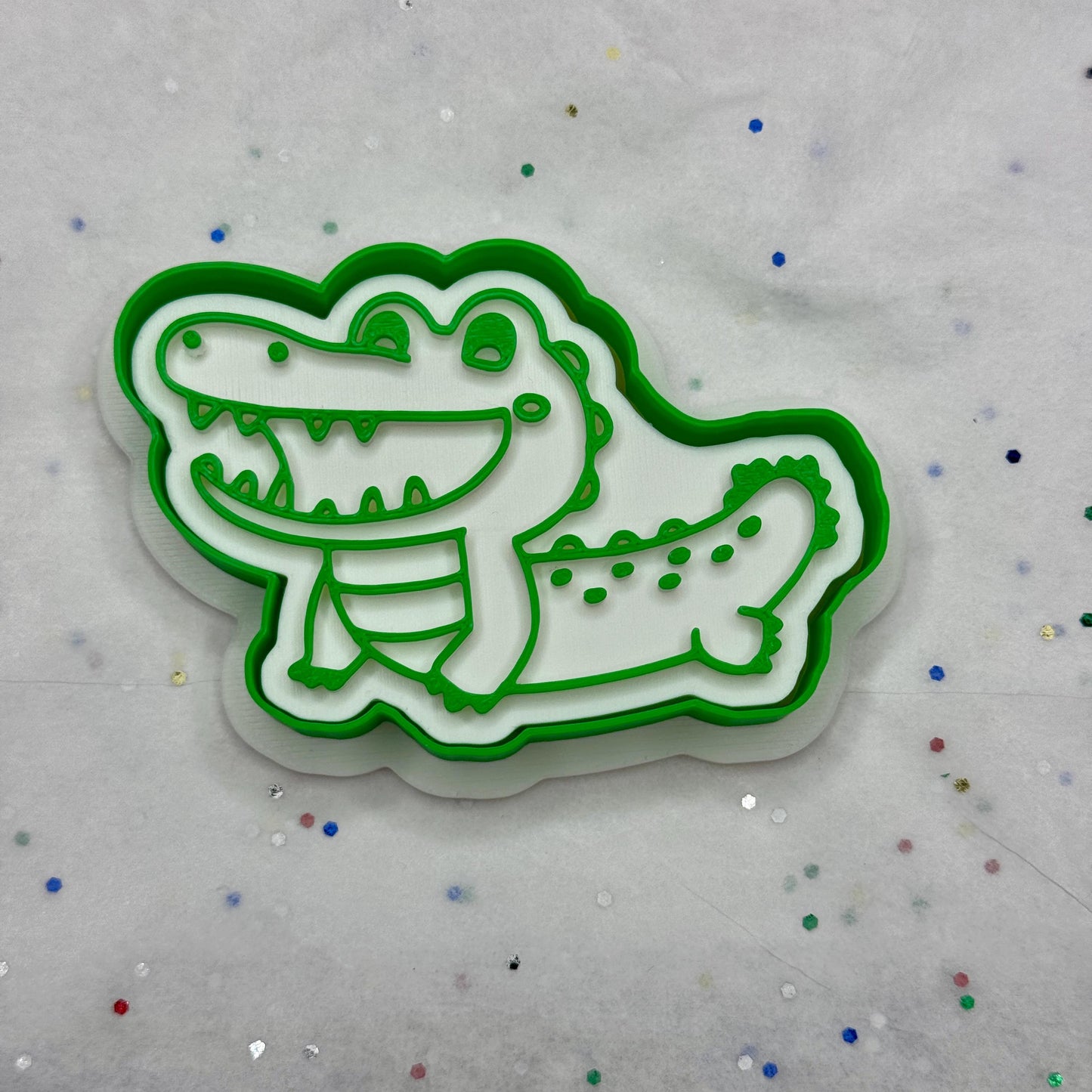 Cute Crocodile Cookie Cutter – Fun Animal Baking Mold for Kids Parties