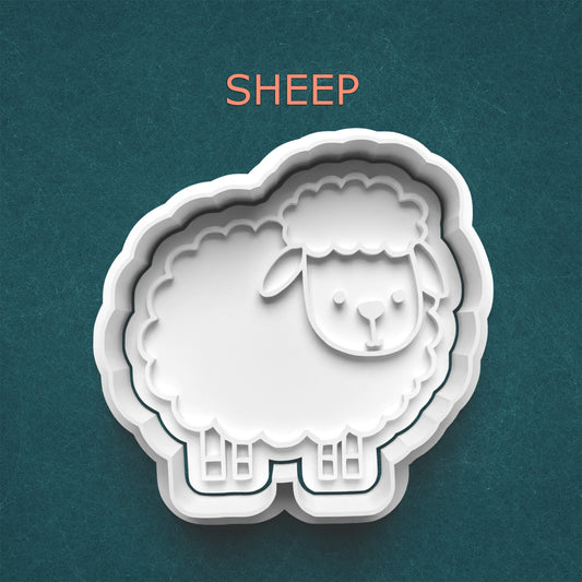 Sheep Cookie Cutter – Cute Farm Animal Cookie Mold