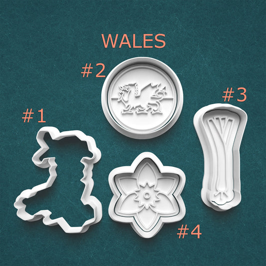Wales Map Cookie Cutter – Celebrate Welsh Heritage in Sweet Style