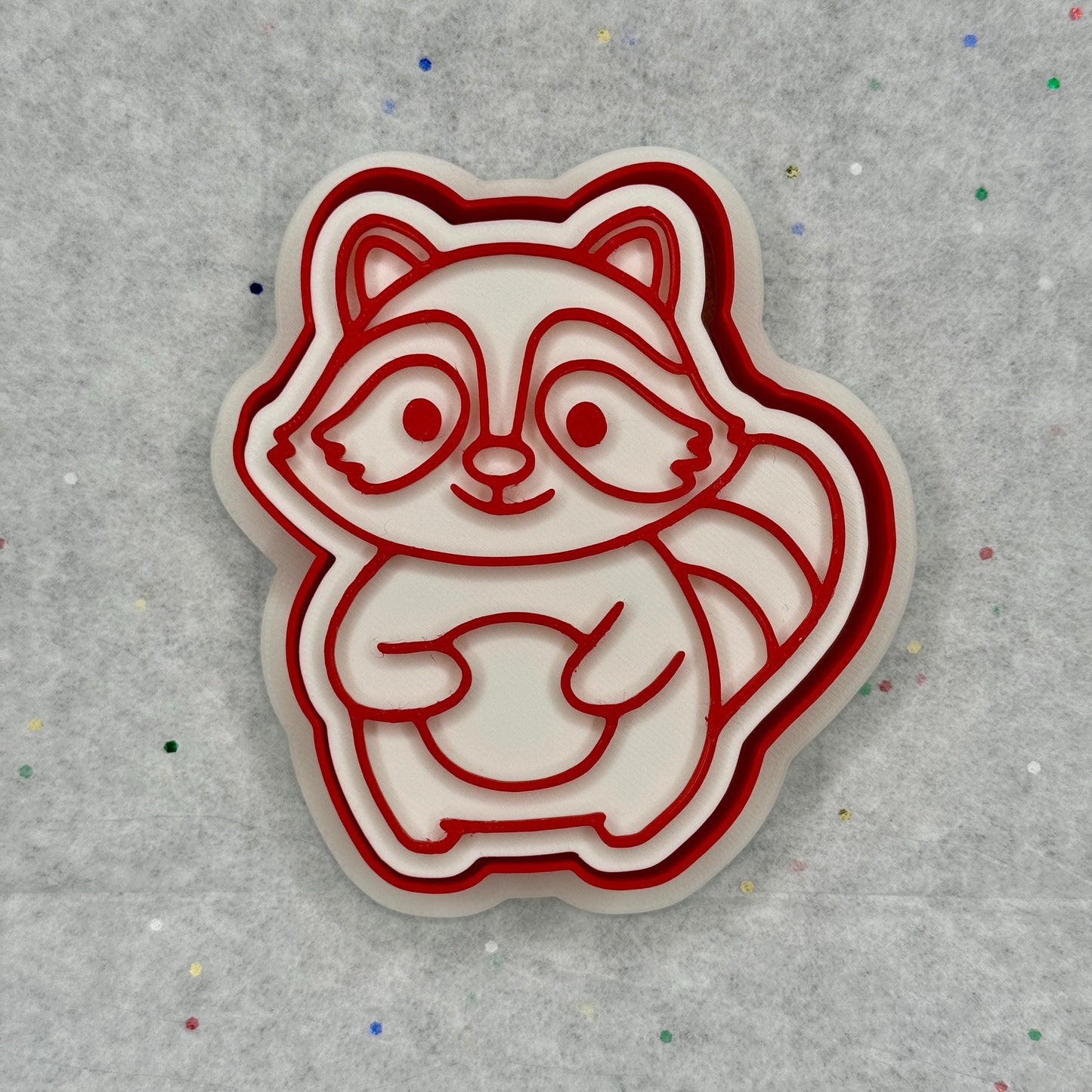Raccoon Cookie Cutter – Adorable Forest Animal Baking Tool