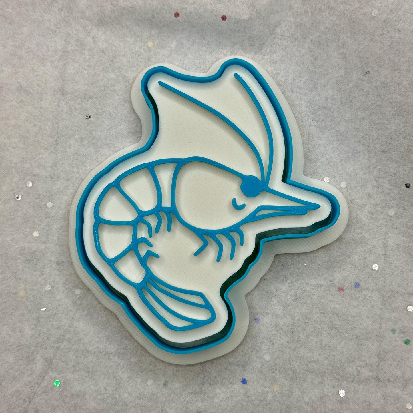 Shrimp Cookie Cutter – Quirky Sea Creature Baking Tool