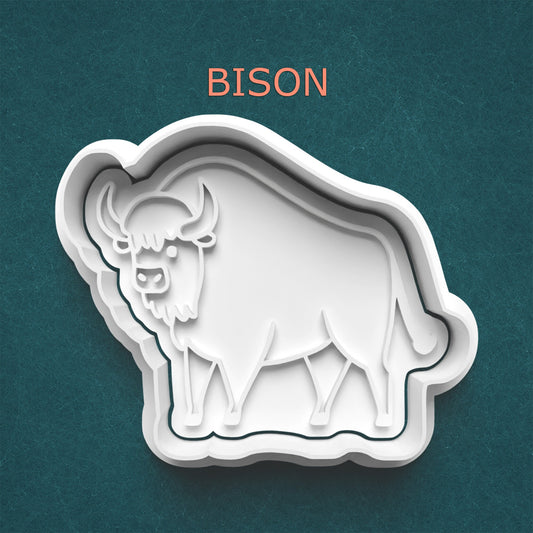 Bison Cookie Cutter – Great Plains Wild Animal Baking Mold